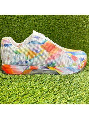 NOBULL White Multicolor Mesh Trainer
